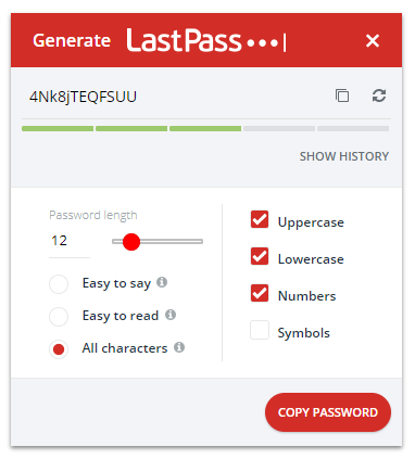 change multiple passwords at once lastpass
