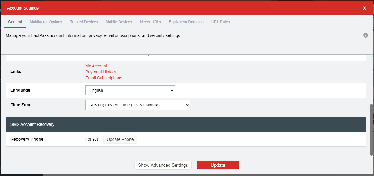 lastpass support contact