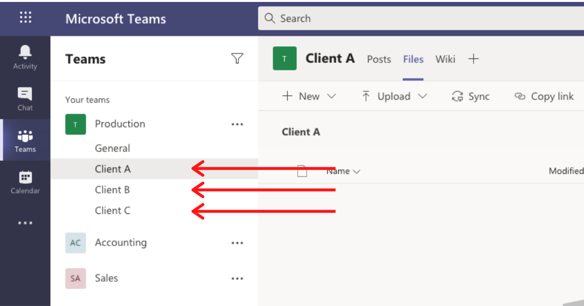 Another illustration of the best way to use Microsoft Teams